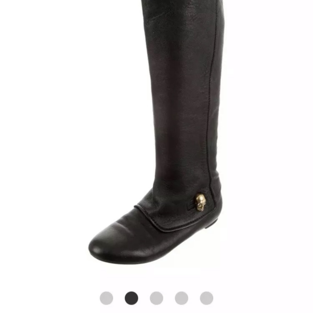 Alexander McQueen Tall Leather Boots - Picture 6 of 6